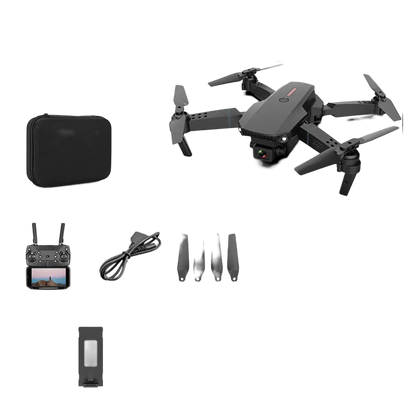 E88 Pro Foldable Quadcopter Drone - WIFI FPV, HD 4K Camera, Altitude Hold